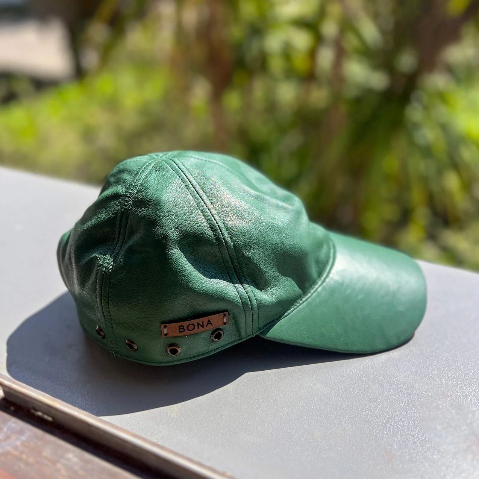 Roma Leather Cap