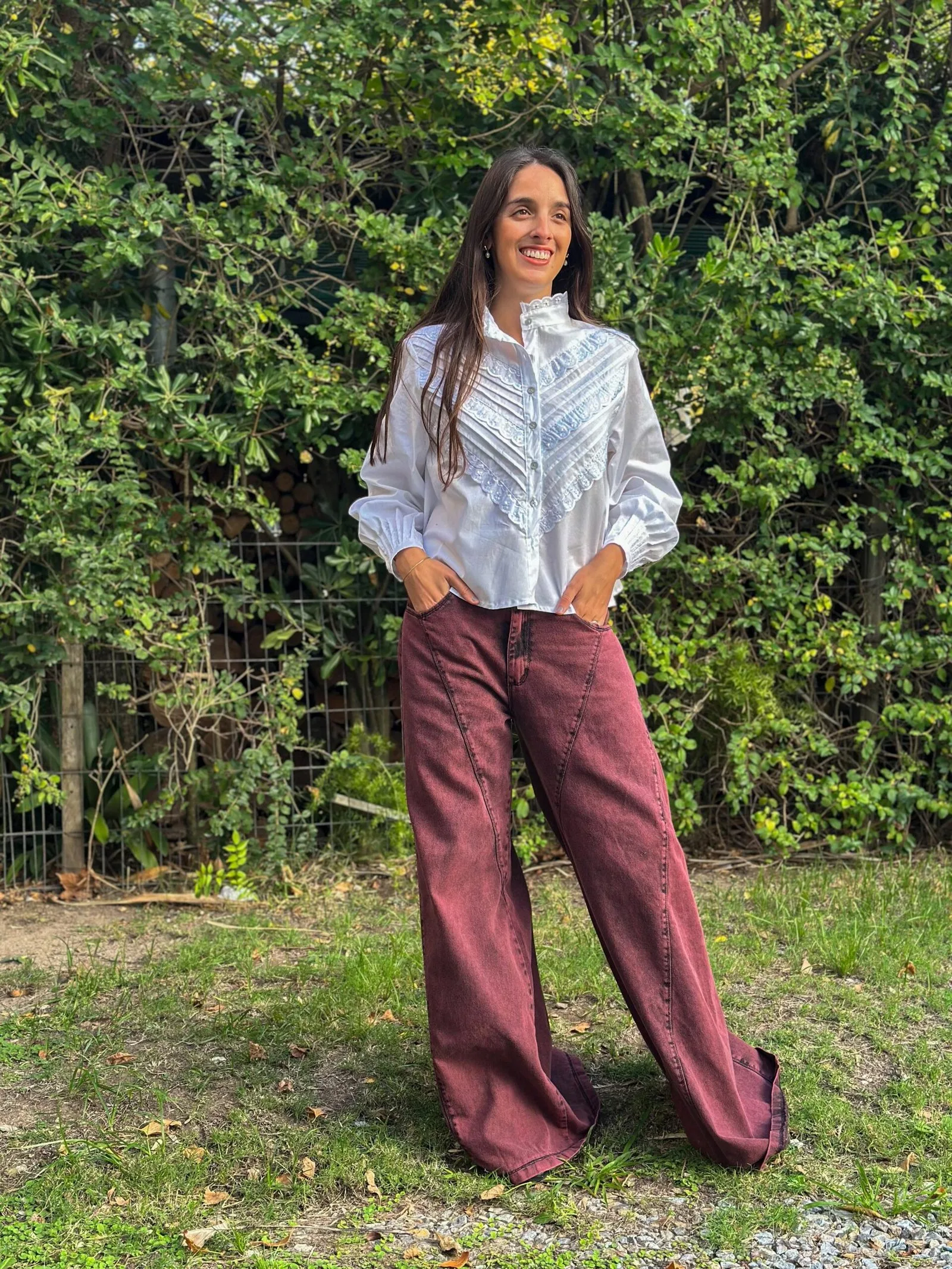 Jean Wide Leg Mediterráneo