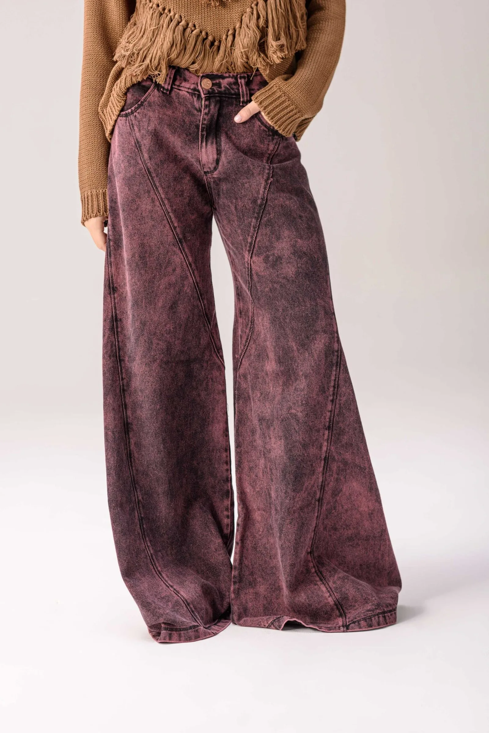 Jean Wide Leg Mediterráneo