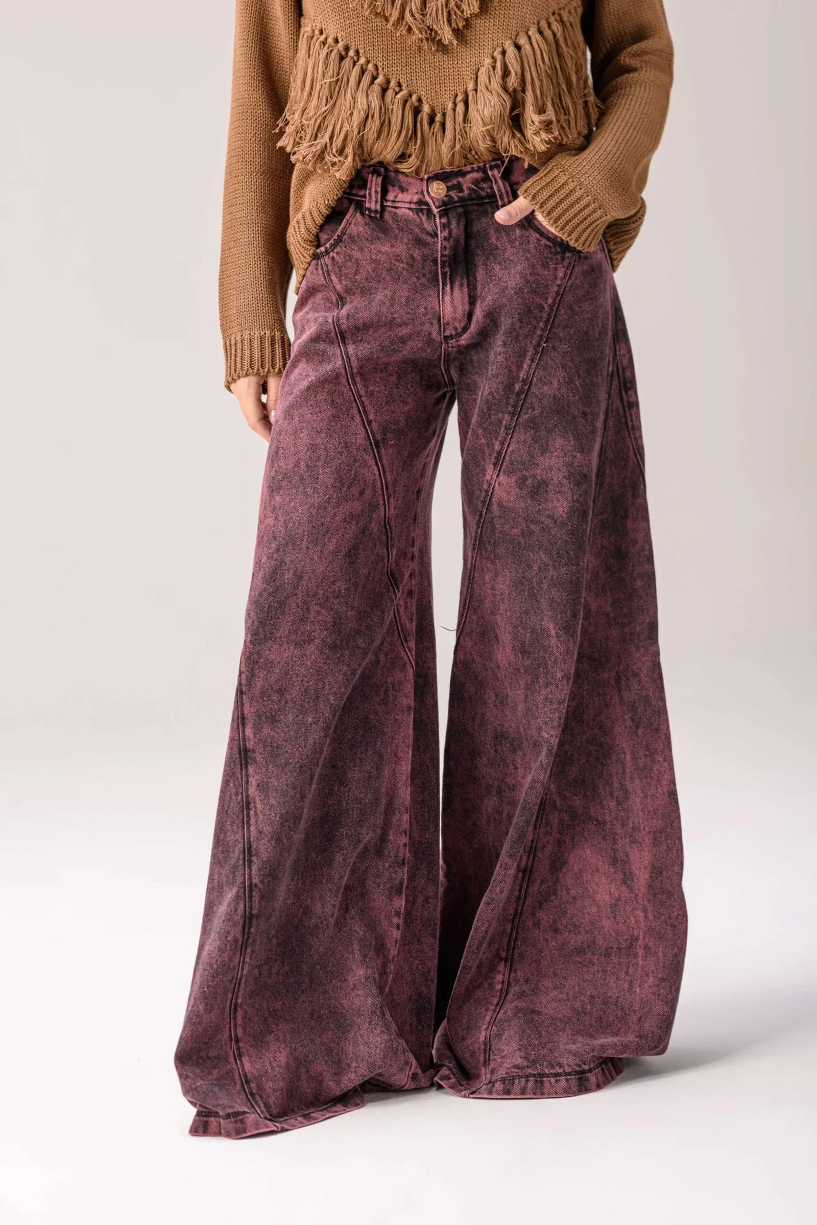 Jean Wide Leg Mediterráneo