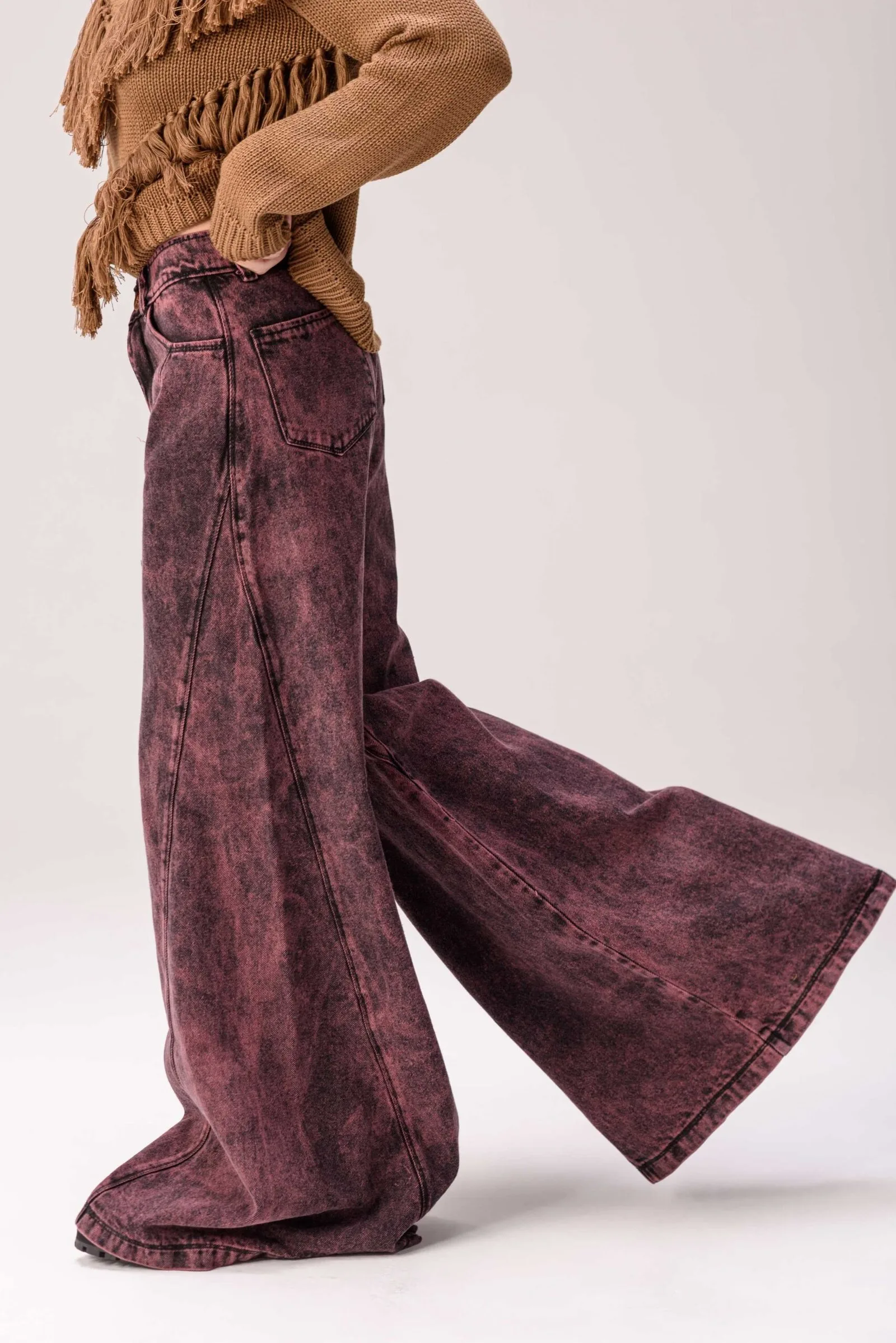 Jean Wide Leg Mediterráneo