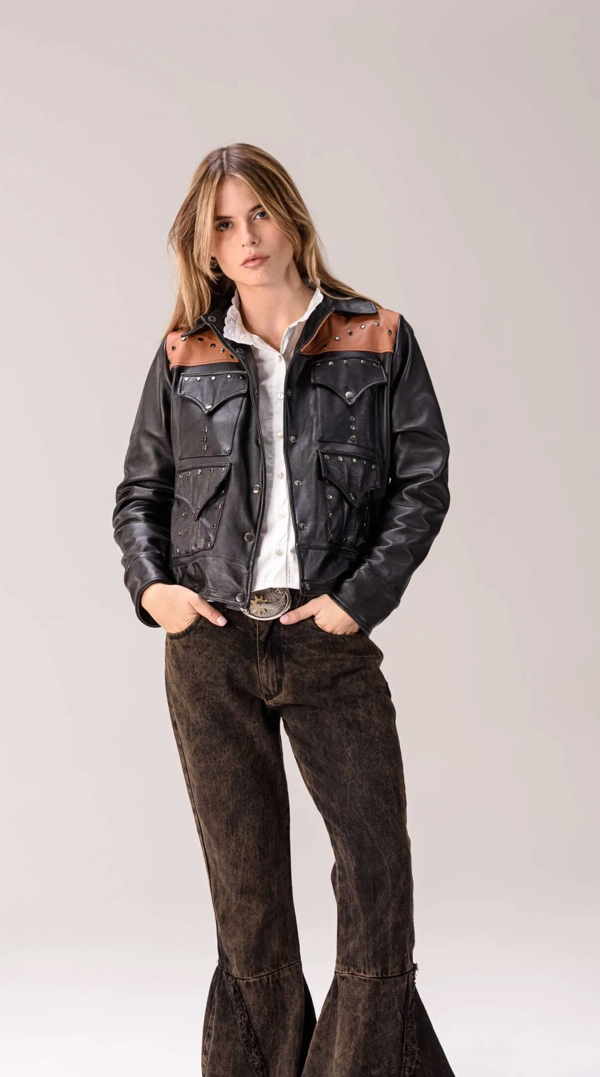 Canyon Leather Jacket (100% cuero)